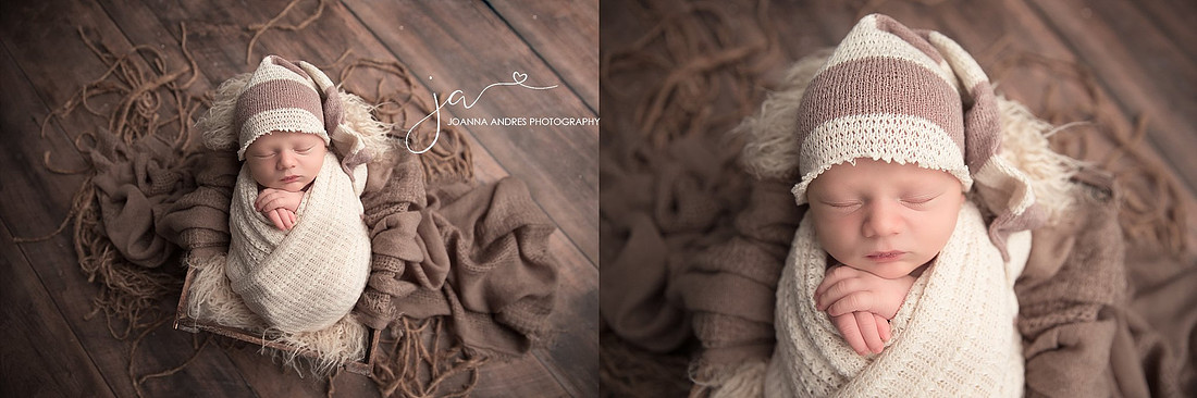 Baby Boy in a prop collage