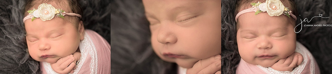 Newborn Baby Girl close up