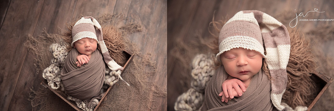 Baby Boy in Browns and in prop