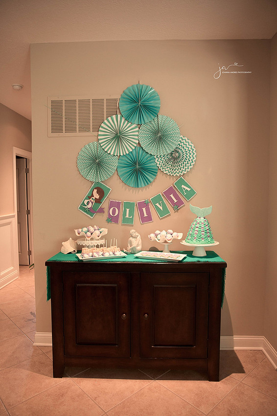 Mermaid Themed Birthday Party