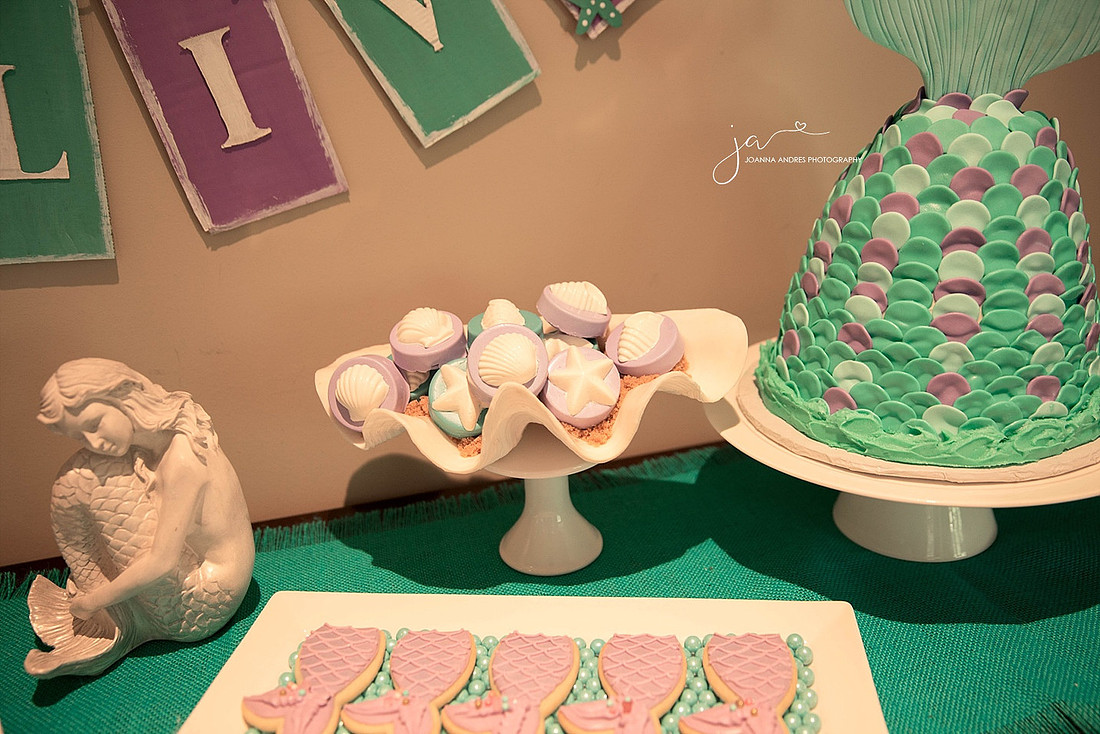 Mermaid Birthday Cookies