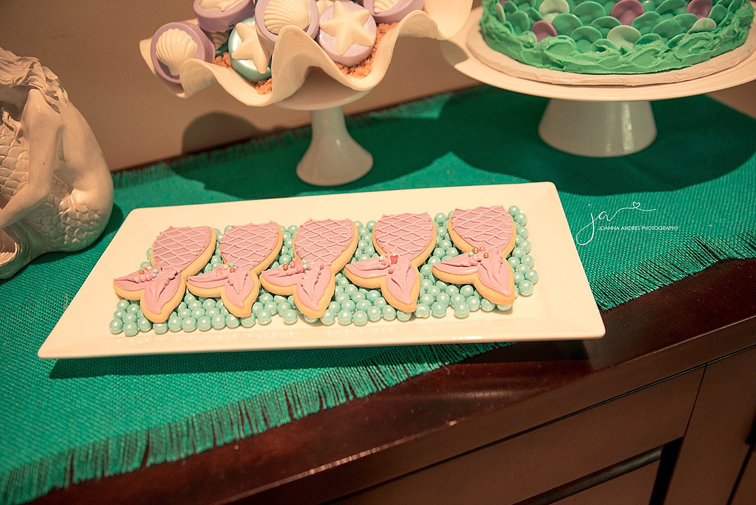 Mermaid Birthday Cookies