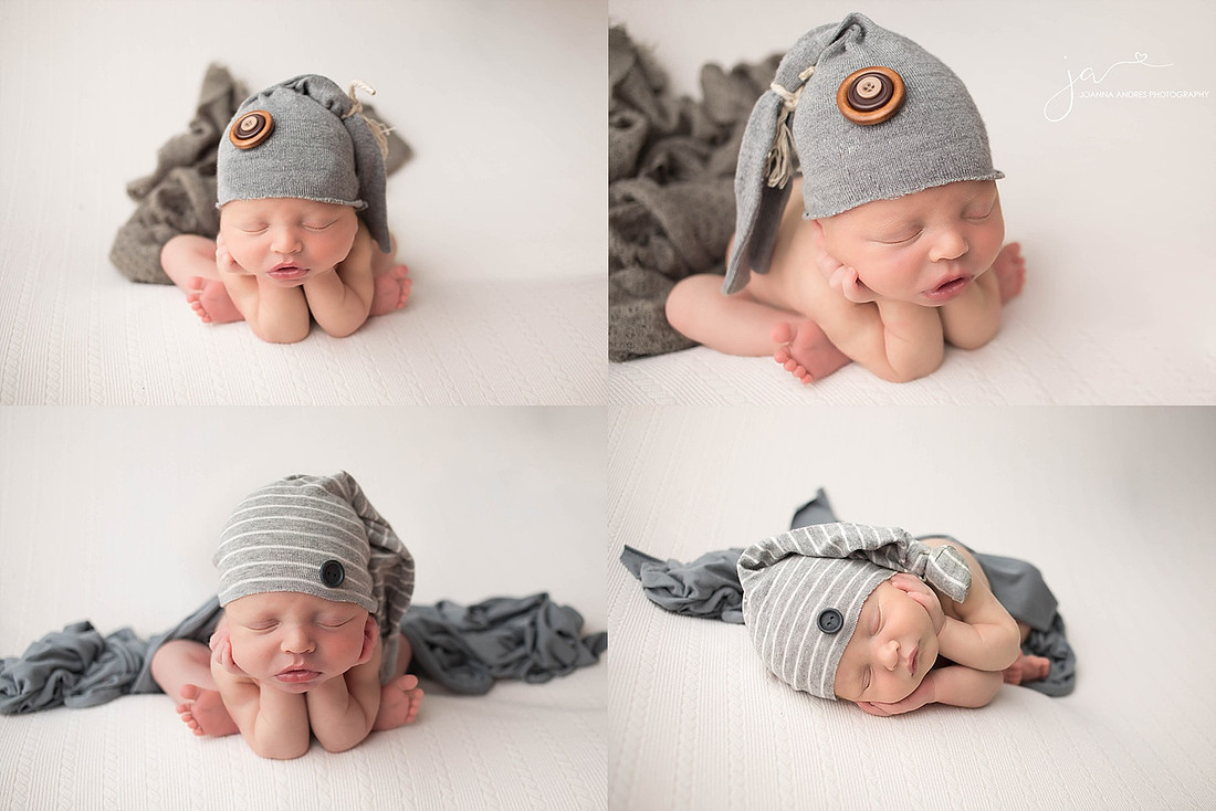 Collage of Baby in Froggy Pose