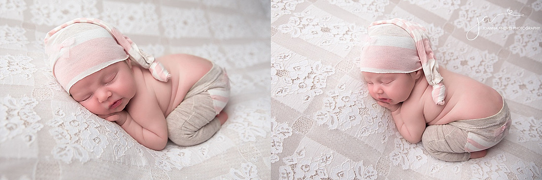 Baby Girl in Neutrals and Pinks