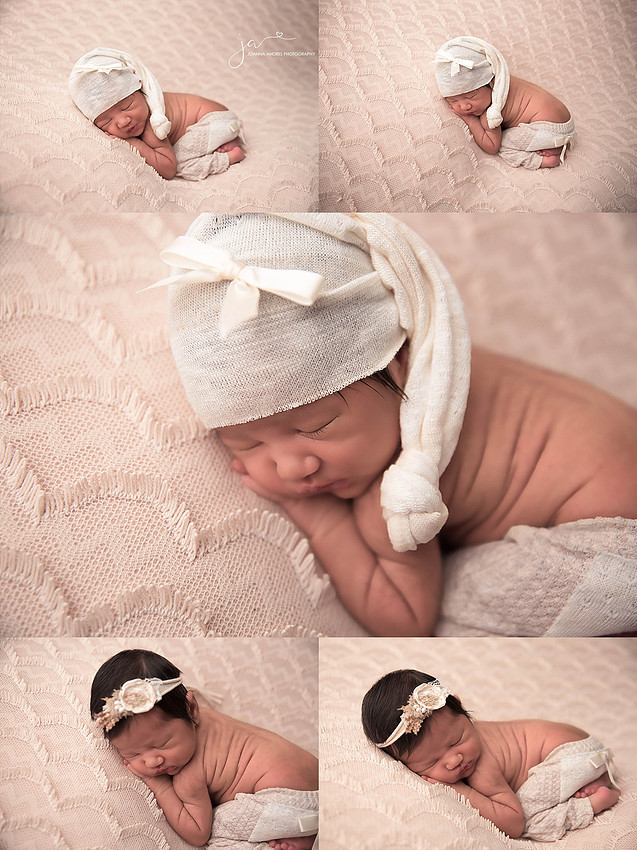 Collage of Baby GIrl in Neutrals