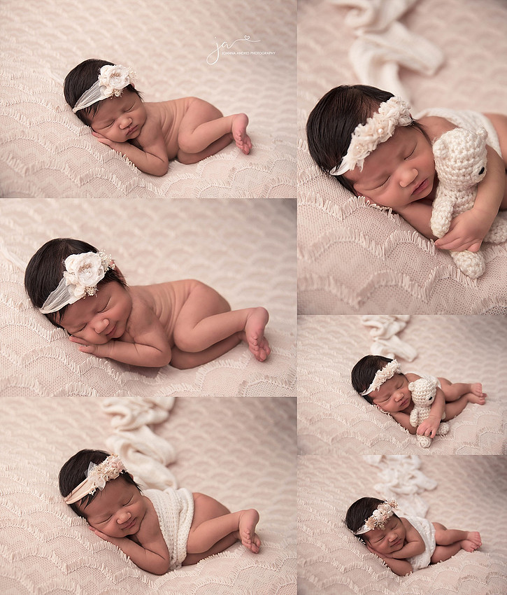 Collage of Baby Girl in Neturalls Naked