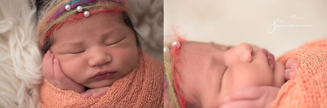 Macro Shots of NEwborn Baby Girl
