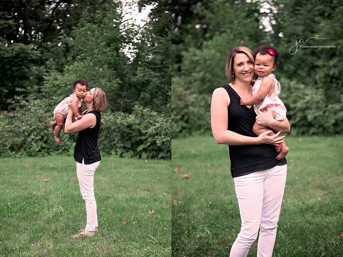 Baby Girl with Mom