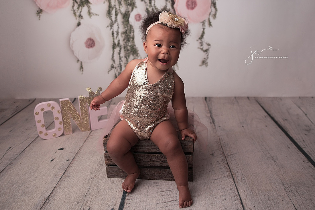 Baby GIrl with big smile