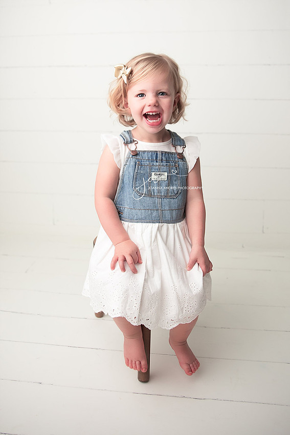 Little girl smiling