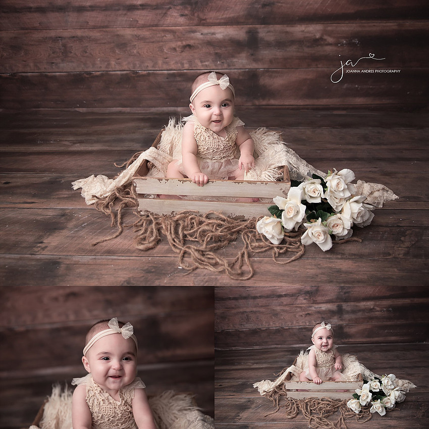 Baby Girl in Creams