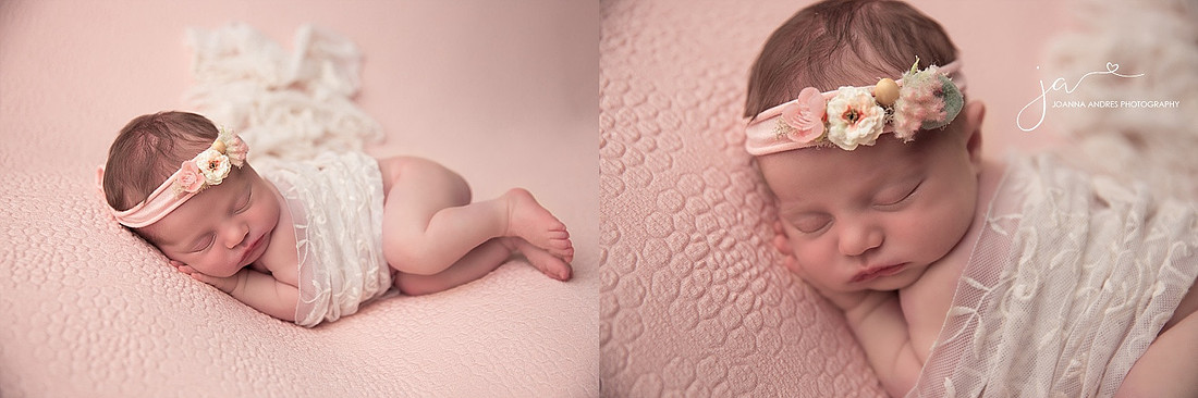 Baby side laying pose