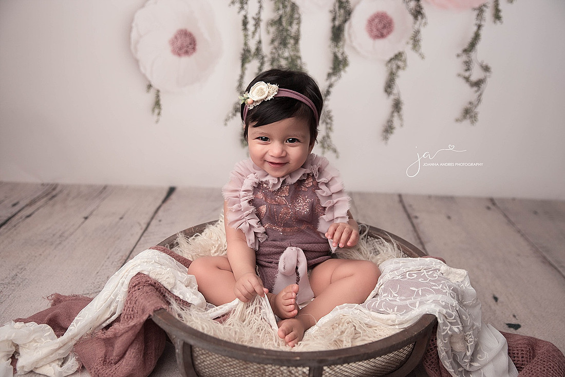 Baby in a basket