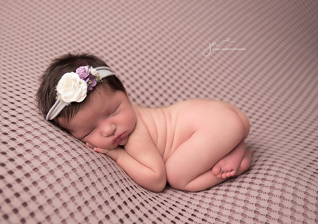 Bum Up Pose of Baby GIrl