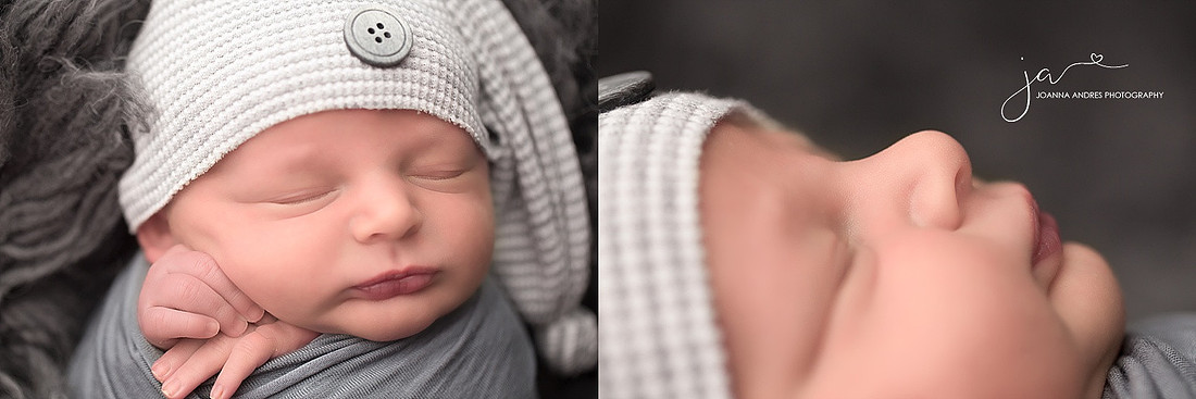 Macro Shot of Baby Boy close up of Face