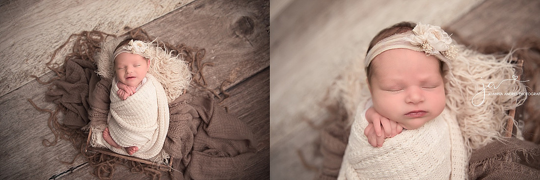 Collage of Baby GIrl in Neutrals