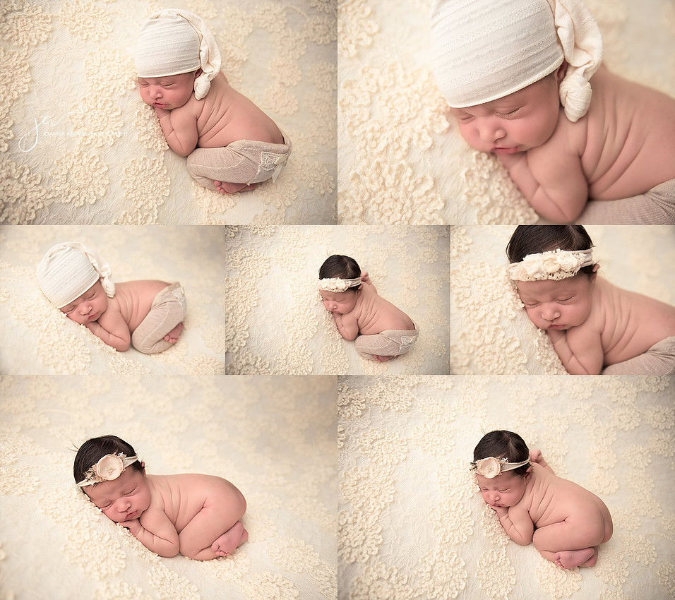 Collage of Baby Girl in Neutrals