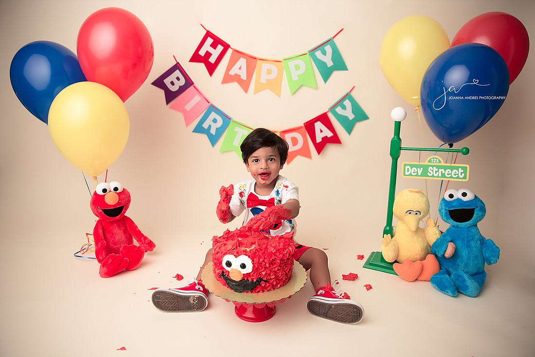 Cake Smash Session with Sesame Street