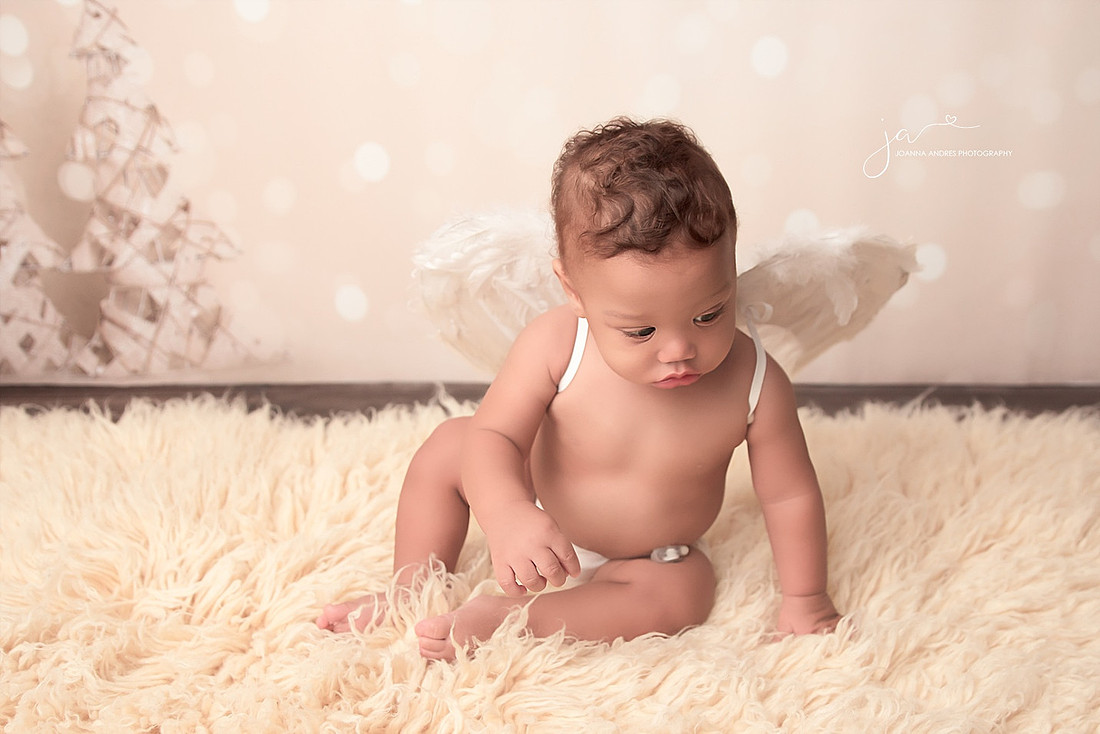 Baby Boy with Angel WIngs